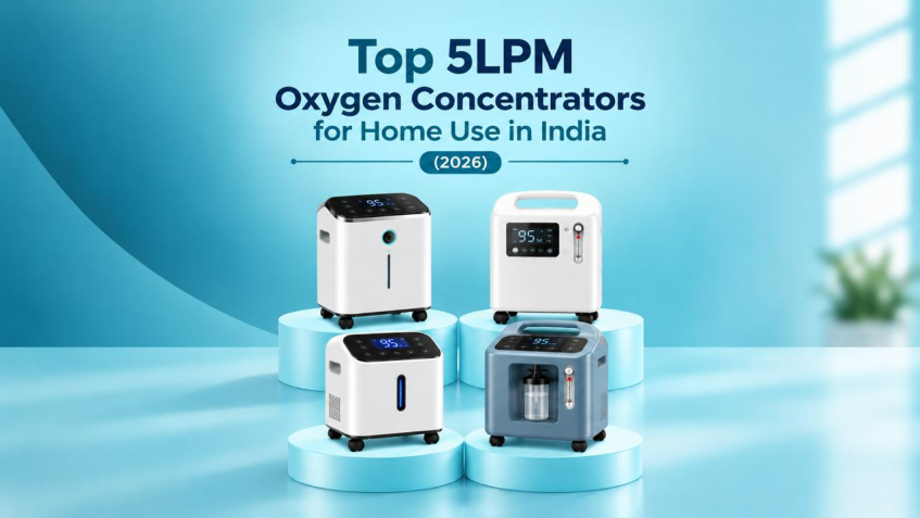 Top 5 LPM Oxygen Concentrators for Home Use in India (2026): Features Compared